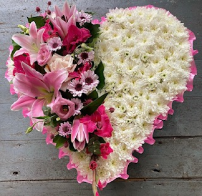 Half hearted - Heart shaped wreath